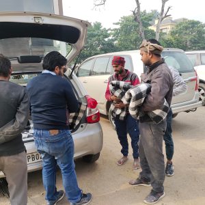 Blanket Donation With Venerate Foundation at Amritsar, NGO, Child Education