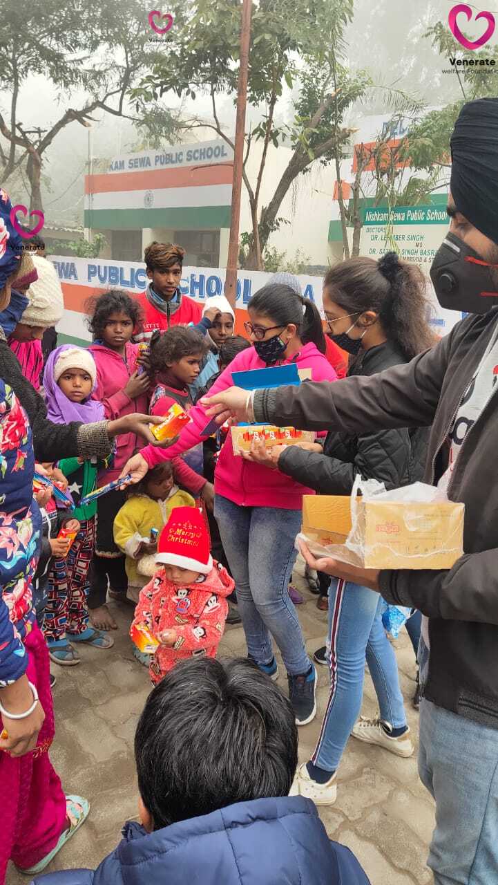 Christmass Celebration with Kids - Venerate Welfare Foundation India, Amritsar