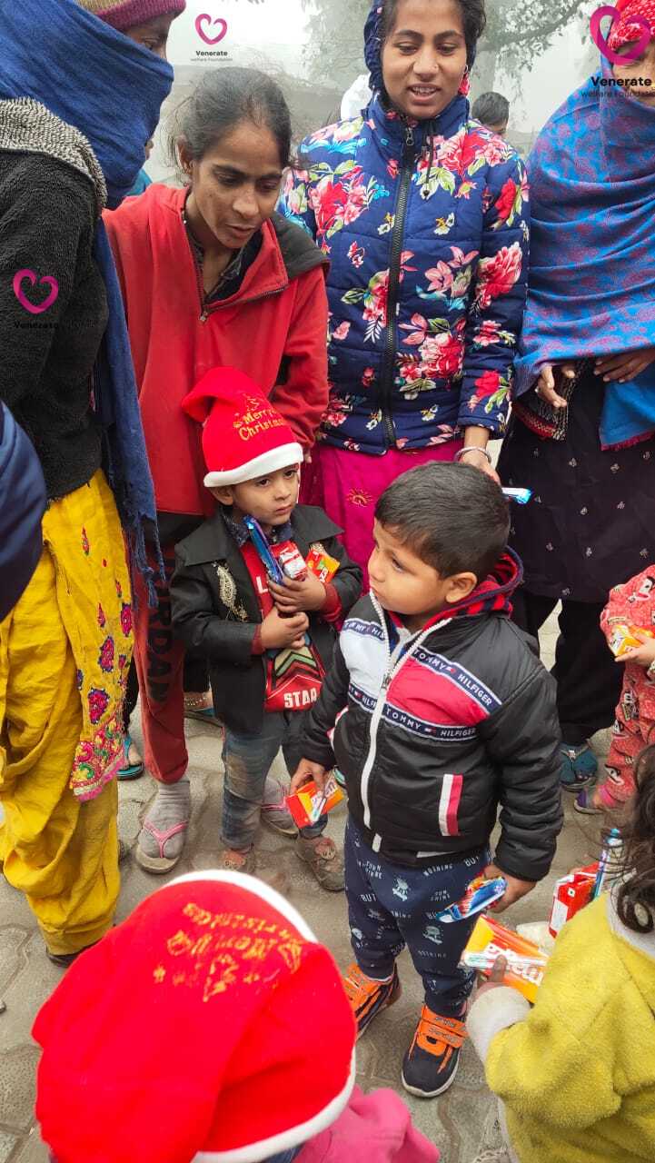 Christmass Celebration with Kids - Venerate Welfare Foundation India, Amritsar