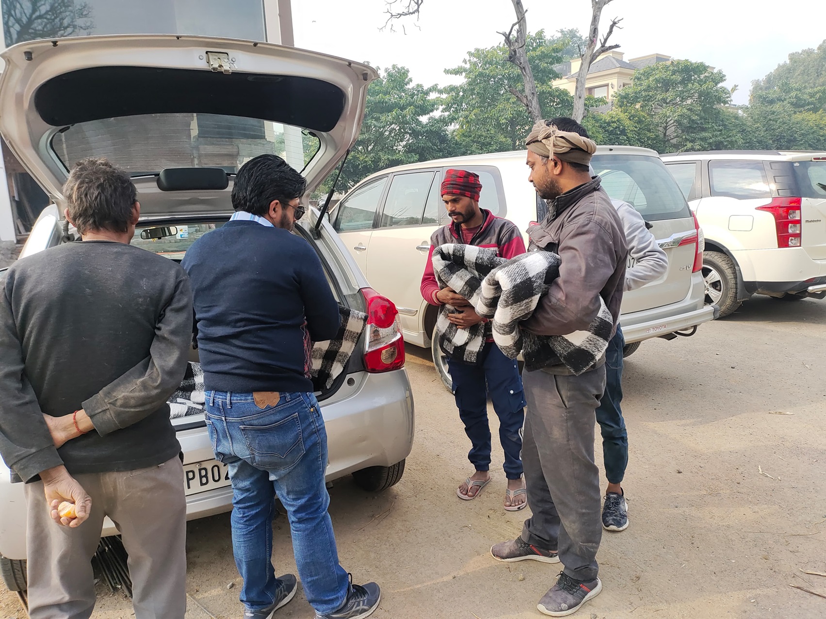 Blanket Donation With Venerate Foundation at Amritsar, NGO, Child Education