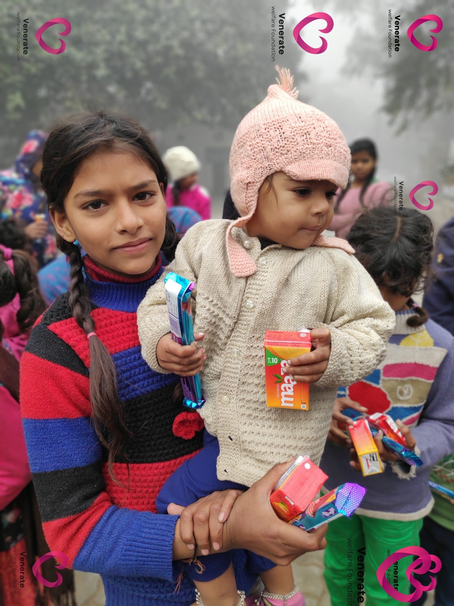 Christmass Celebration with Kids - Venerate Welfare Foundation India