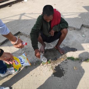 Help People on the roadside - Venerate Foundation #veneratefoundation